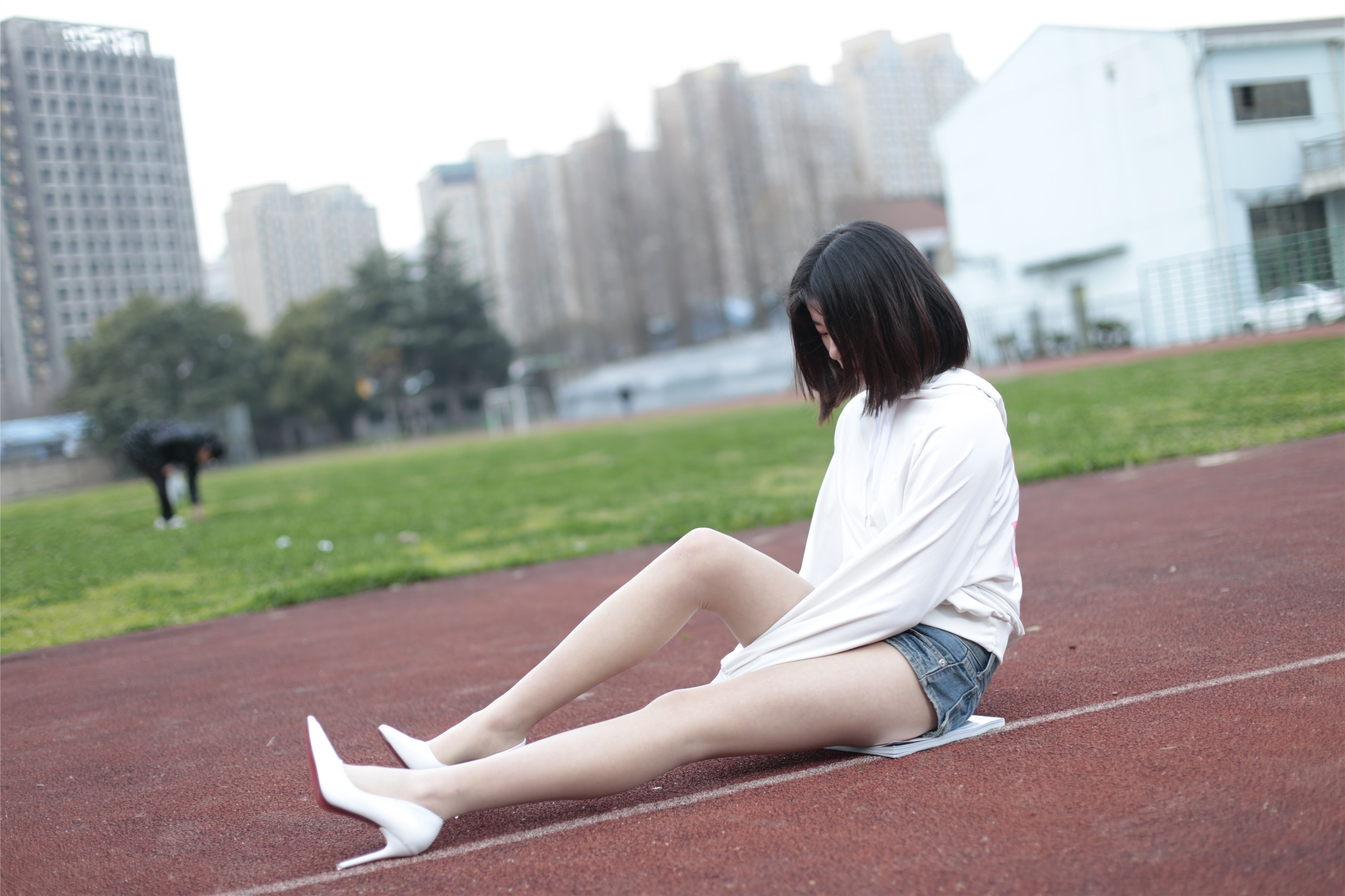 奈丝写真 NO.034 喵璃-穿过运动场的青春气息